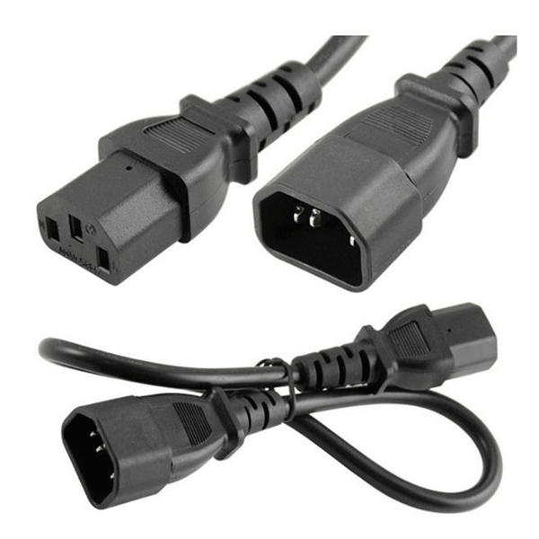 Dây nguồn C13 C14 lõi 3X1.5mm2 dài 0.5m chất lượng cao