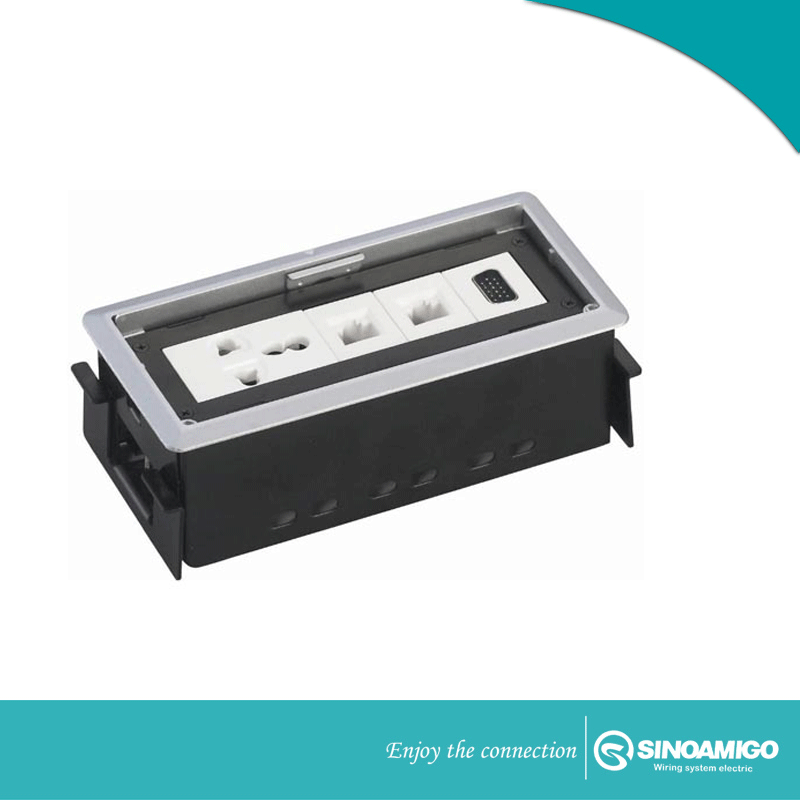 Ô cắm điện âm bàn sinoamigo STS-213 chính hãng cao cấp
