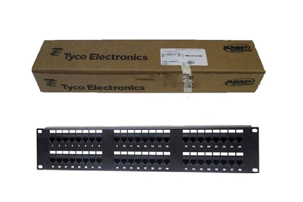 Patch panel cat6 48 port chính hãng Commscope/TE/AMP PN: 1375015-2