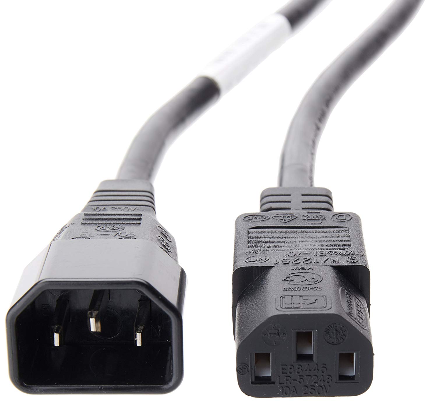 Dây nguồn C13 C14 lõi 3x.15mm2 dài 1.5m chính hãng