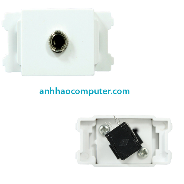 Nhân Audio jack 3.5 âm tường SINO AMIGO P34
