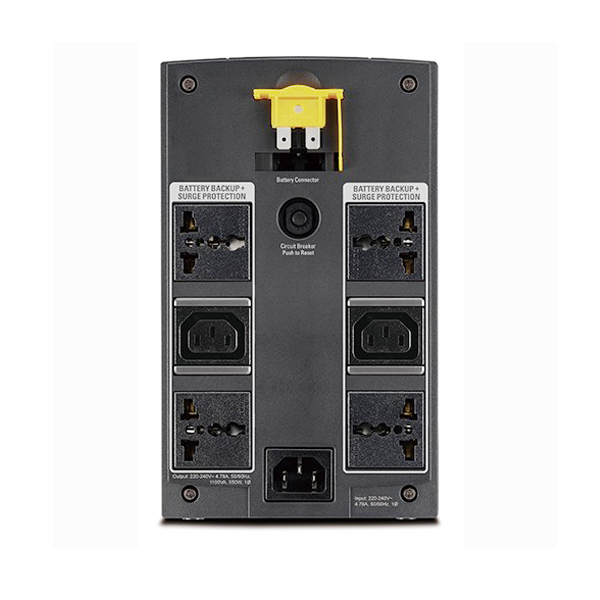 Bộ lưu điện APC Back-UPS 1100VA, 230V, AVR, Universal and IEC Sockets BX1100LI-MS Chính Hãng