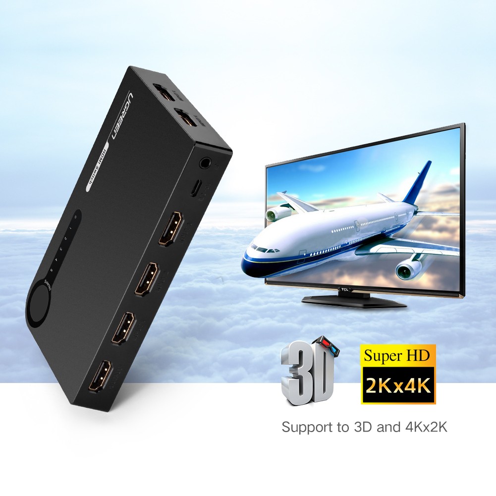 Switch HDMI Ugreen 5-1 mã 40205