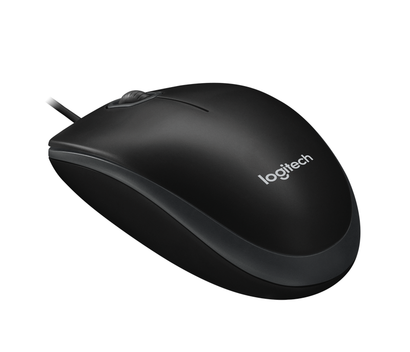 Chuột quang có dây logitech B100 chính hãng