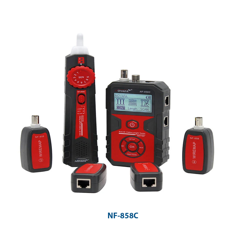 M&aacute;y Test Mạng Đa Năng NOYAFA NF-858C - Kiểm Tra, Đo D&agrave;i C&aacute;p Ch&iacute;nh X&aacute;c