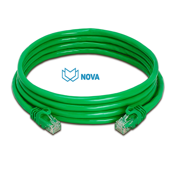 Dây nhẩy mạng cat6 dài 2m màu Green chính hãng Novalink mã NV-23004-A