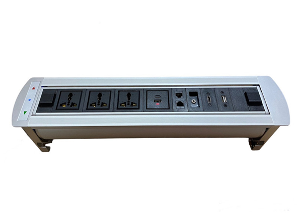 Hộp ổ Điện &Acirc;m B&agrave;n Novalink NV-ST803E Mở Xoay 180 Độ , Giải Ph&aacute;p Kết Nối Hiện Đại Cho B&agrave;n L&agrave;m Việc