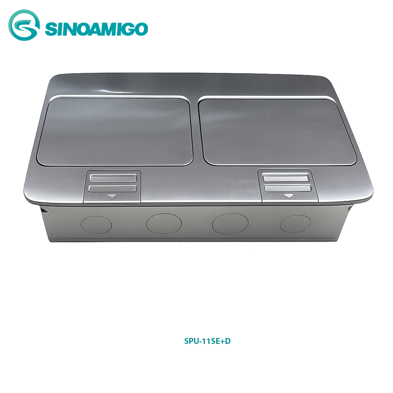 Hộp Ổ Điện &Acirc;m S&agrave;n Sinoamigo SPU-11SE+D - Giải Ph&aacute;p Cấp Nguồn &Acirc;m S&agrave;n Thẩm Mỹ Với Ổ Cắm T&ugrave;y Chọn