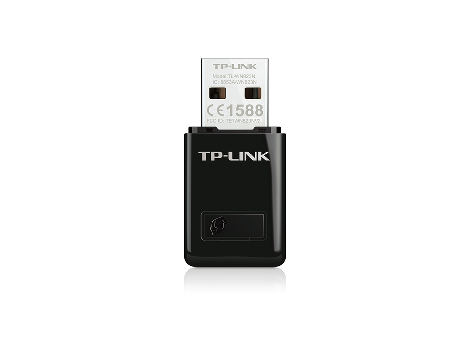 Bộ chuyển đổi USB chuẩn N không dây Mini tốc độ 300Mbps TL-WN823N