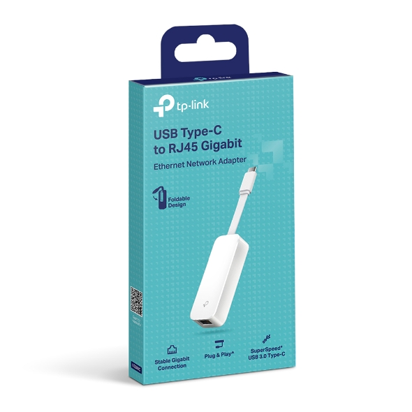USB 3.0 Type-C sang LAN RJ45 Gigabit Bộ chuyển đổi mạng TPLINK UE300C
