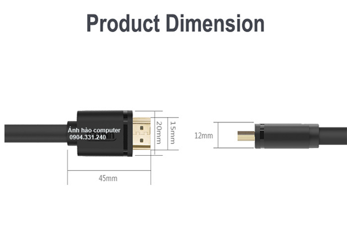Cáp HDMI Unitek dài 25m Y-170 chính hãng