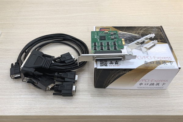 card chyển PCI express to 8 com  RS232 chính hãng  Syba mã E1-PCE6138-8SCM