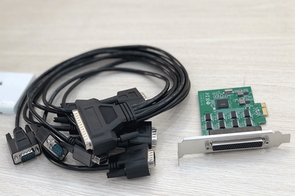 card chyển PCI express to 8 com  RS232 chính hãng  Syba mã E1-PCE6138-8SCM