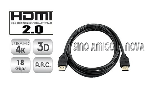 Cáp hdmi 2.0 sinoamigo dài 1m SN-41001 cap cấp hỗ trợ hình ảnh 4K  , 60hz