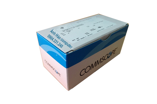 Hạt mạng cat6 1 mảnh chính hãng comscop AMP
