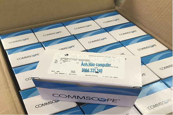 Hạt mạng cat6 1 mảnh chính hãng comscop AMP