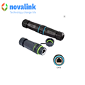 Đầu nối dây mạng cat6A ngoài trời , trong nhà novalink NV-WP601A hỗ trợ IP68 cao cấp