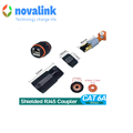 Đầu nối dây mạng cat6A ngoài trời , trong nhà novalink NV-WP601A hỗ trợ IP68 cao cấp