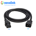 Dây nguồn C13 to C20 dài 1.5m  lõi 3*2.08mm Novalink NV-56011A chính hãng cao cấp