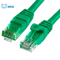 Dây nhảy mạng cat6 Novalink dài 1.5m mầu Green mã NV-23003-A , tiết diện 24AWG, băng thông 500mhz