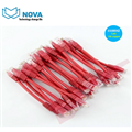 Dây patch cord cat6 dài 0.5m mầu đỏ Nova NV-24001A, 24AWG, 100% copper,550Mhz