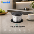 Hộp ổ điện âm bàn cao cấp novalink mã WTWF-W mở nắp cảm ứng và app thông qua wifi