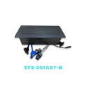 Hộp ổ điện âm bàn đa năng sinoamigo STS-201GST-B màu đen chính hãng