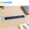 Hộp ổ Điện Âm Bàn Novalink NV-ST803E Mở Xoay 180 Độ , Giải Pháp Kết Nối Hiện Đại Cho Bàn Làm Việc