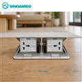 Hộp Ổ Điện Âm Sàn Sinoamigo SPU-11SE+D - Giải Pháp Cấp Nguồn Âm Sàn Thẩm Mỹ Với Ổ Cắm Tùy Chọn