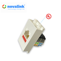 Ổ cắm mạng cat5E cao cấp novalink CC-04-00230 tốc độ 1Gb chính hãng