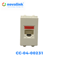 ổ cắm mạng cat6 âm tường novalink cao cấp CC-04-00231 chính hãng