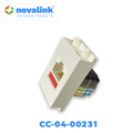 ổ cắm mạng cat6 âm tường novalink cao cấp CC-04-00231 chính hãng