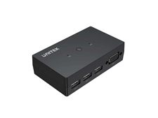 Bộ gộp tín hiệu KVM VGA, USB 2 vào 1 ra 1080P Unitek U-8709ABK