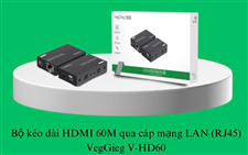 Bộ kéo dài HDMI to Lan 60m chính hãng Veigee V-HD60 giá rẻ chất lượng tốt