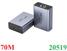 Bộ kéo dài HDMI to LAN qua cáp đồng dài 70m chính hãng Ủgreen 20519 1080P,