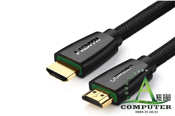 Cáp HDMI 2.0 Ugreen dài 3m 40411  hỗ trợ 2K, 4K chính hãng Ugreen