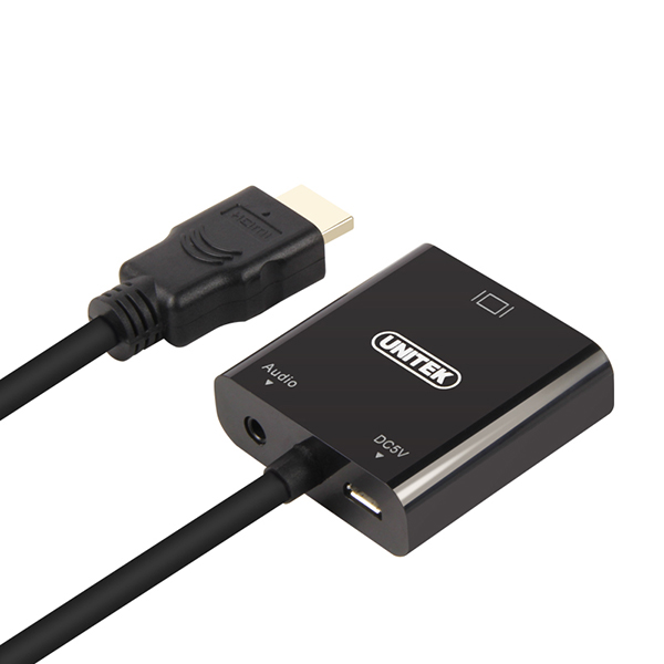 Cáp HDMI -sang VGA +Audio  Unitek (Y - 5304)