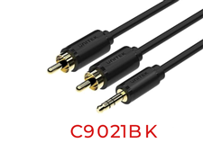 Cáp loa 1->2 1,5m UNITEK C9021BK - Giải pháp chia tín hiệu âm thanh tiện lợi, chất lượng cao