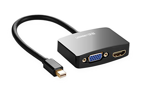 Cổng chuyển đổi Mini Display port to HDMI + VGA Ugreen 10439 chính hãng