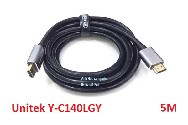 dây HDMI, cáp HDMI 2.0 dài 5m y-C140LGYchính hãng Unitek cao cấp
