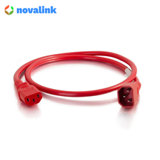 Dây nguồn C13 C14 ,16AWG dài 1.5m NV-52004R Mầu đỏ chính hãng Novalink