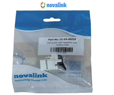 Hạt ổ cắm điện thoại novalink mã CC-04-00232 dòng cao cấp không cần tool nhấn