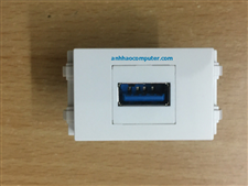Hạt ổ Cắm USB 3.0 dữ liệu âm tường sinoamigo mã P21-USB chinh hãng
