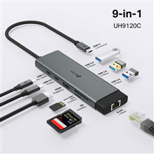 Hub USB Type-C 9 Cổng TPink  mã UH9120C