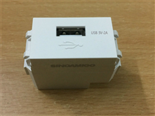 Nhân sạc USB 5V- 2A  Premium  âm tường sinoamigo P21-C2A type 128