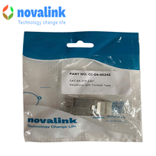 Ổ cắm mạng cat6A FTP novalink CC-04-00242 tốc độ 10Gbps cao cấp chính hãng