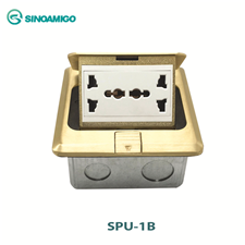 Ổ điện âm sàn  sinoamigo SPU-1B mầu đồng
