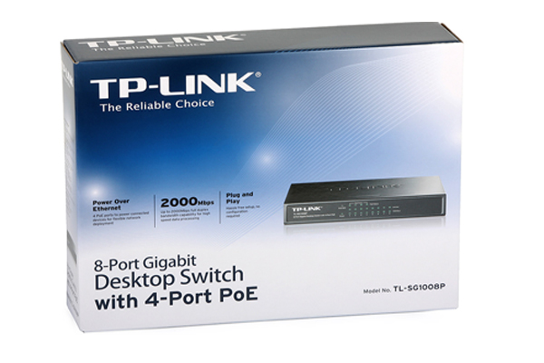 Switch  chia mạng TP LINK SG1008P  chính hãng